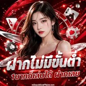 สล็อต ฝากถอนไม่มีขั้นต่ํา 1 บาท